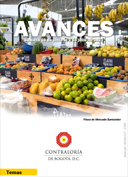 Avances 21 - del 26 de junio al 2 de julio de 2023