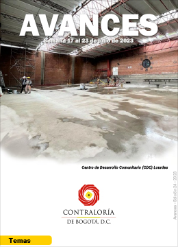 Avances 24 - del 17 al 23 de julio de 2023