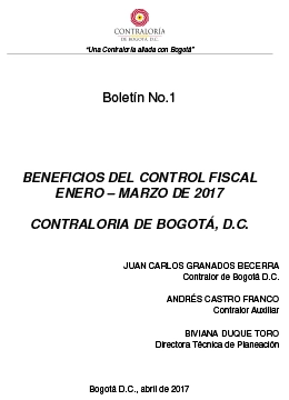 Boletin N° 1