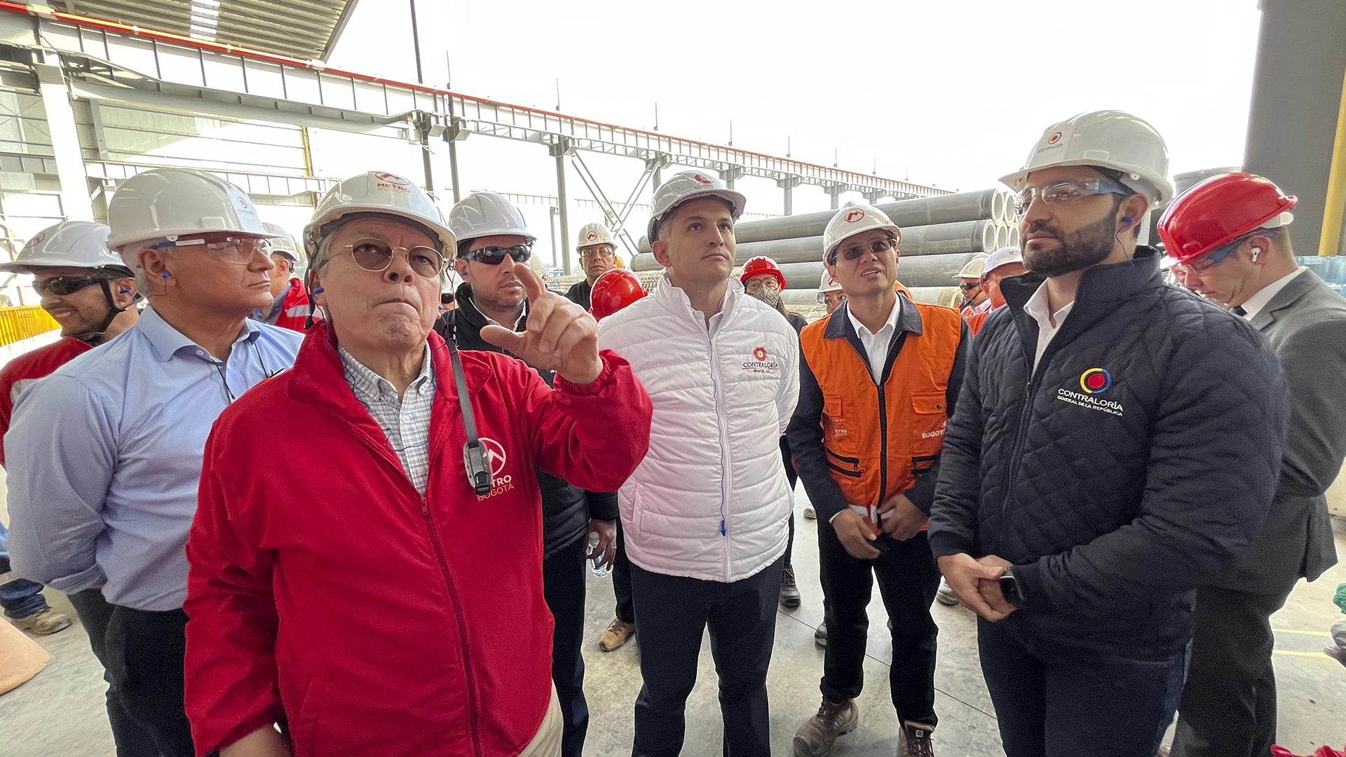 Dentro de las actividades se adelantó una visita al Patio Taller de la Primera Línea del Metro de Bogotá