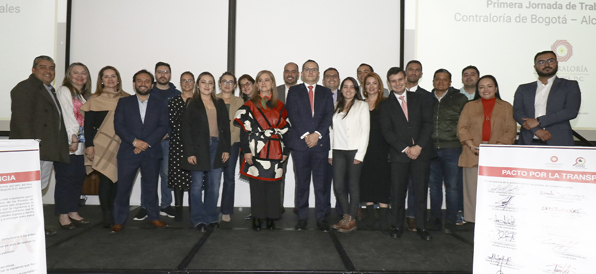 Contralor de Bogotá en la Primera Jornada de Trabajo 2024 con los nuevos Alcaldes Locales