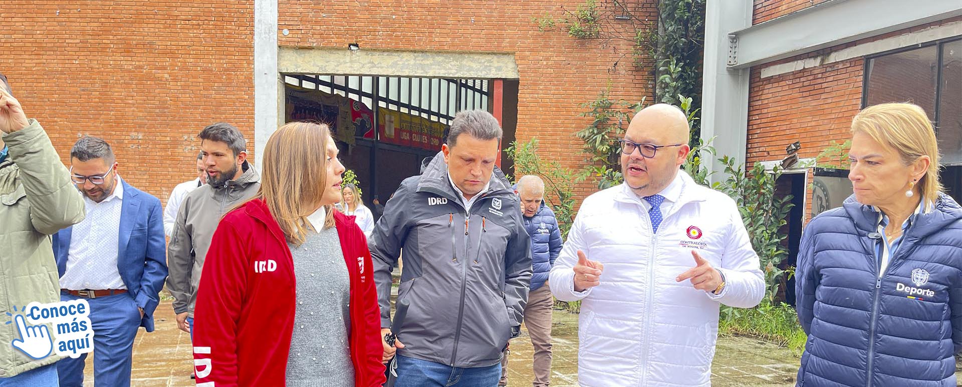 Contraloría y Mindeporte visitan la Unidad Deportiva El Salitre UDS.