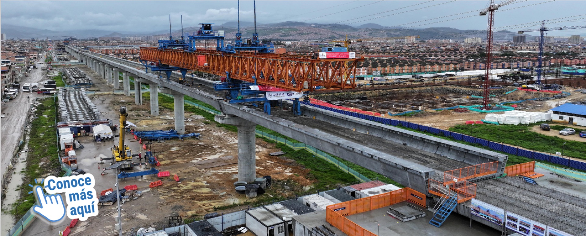 Recorrido por obras de Primera Línea del Metro.