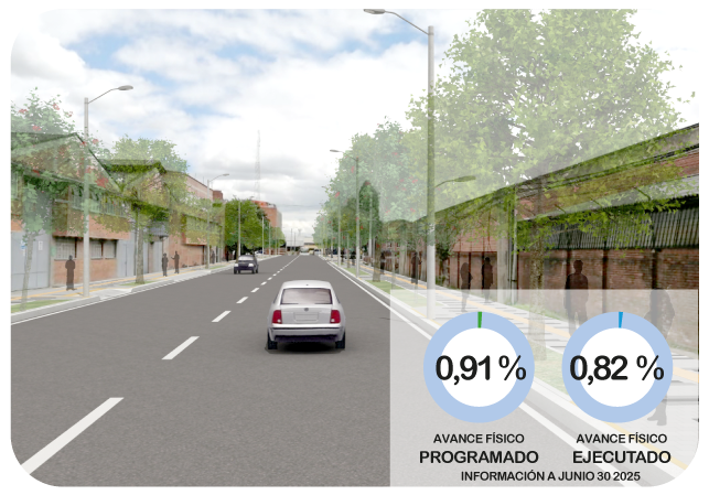Construcción vías y espacio público, zonas industriales de Montevideo y Puente Aranda Grupo 2