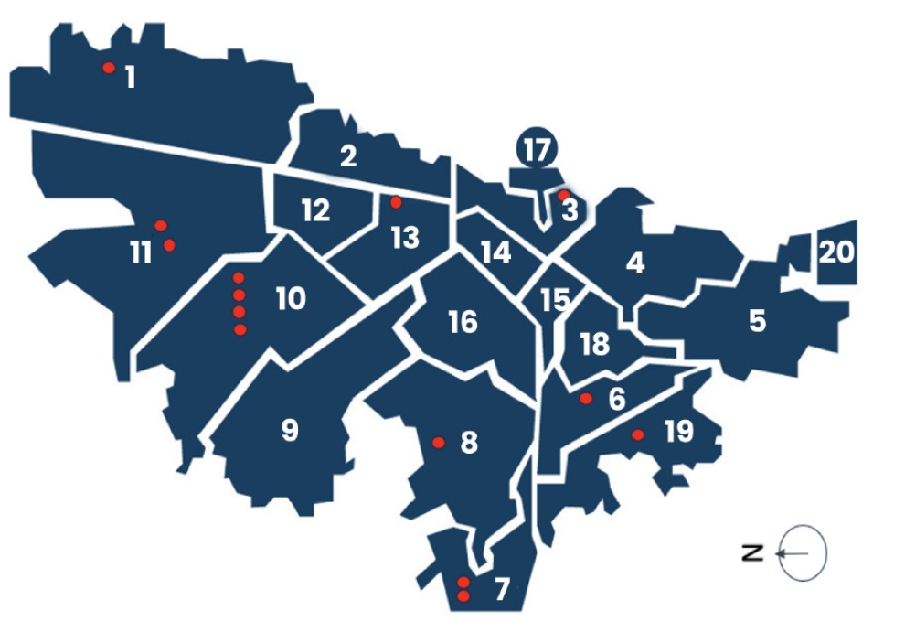 Mapa colegios