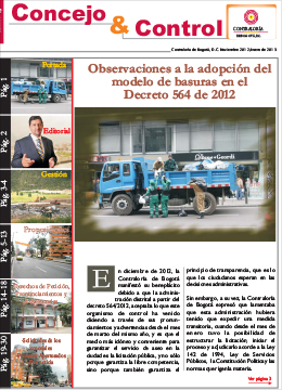 Concejo & Control 19 noviembre 2012-enero 2013