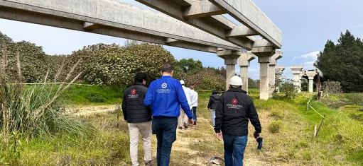 Funcionarios de la Contraloría hacen ‘Visita de Seguimiento’ a las obras del corredor ambiental del Humedal Juan Amarillo