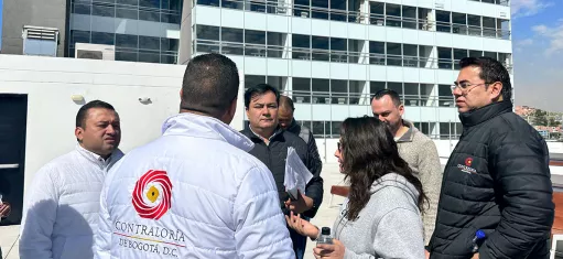 Funcionarios de la Contraloría visitan la Sede Tecnológica "El Ensueño" de la Universidad Distrital Francisco José de Caldas.