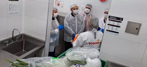 Funcionarios de la Contraloría de Bogotá, D.C. adelantan visita al PAE