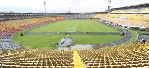 Panorámica interior del estadio El Campín