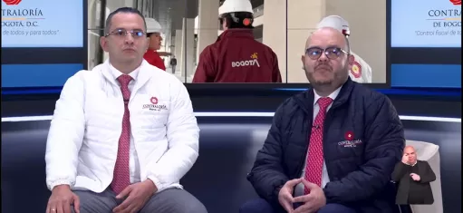 Imagen del Contralor de Bogotá en la rendición de cuentas