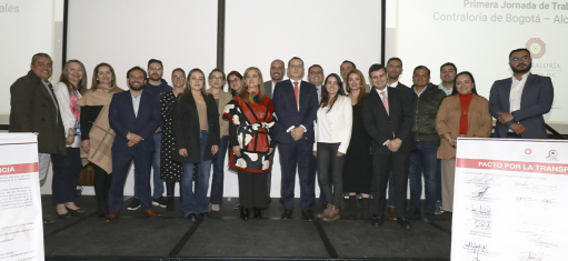 Contralor de Bogotá en la Primera Jornada de Trabajo 2024 con los nuevos Alcaldes Locales