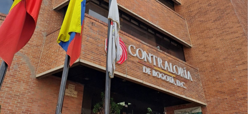 Imagen de la fachada de la Contraloría de Bogotá.