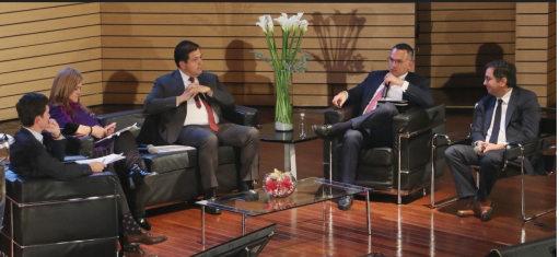 Imagen del Contralor de Bogotá en el XXI Seminario Internacional de Gestión Jurídica y Derecho Público