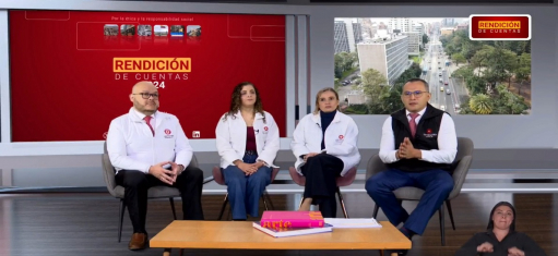 Imagen del Contralor de Bogotá en la Rendición de Cuentas.