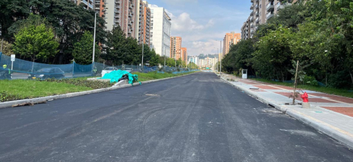 imagen de obra en la Calle 153.