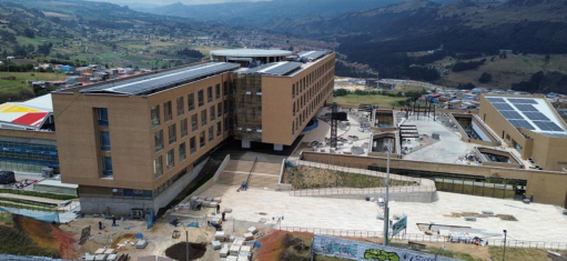 Imagen de las obras del hospital Usme.