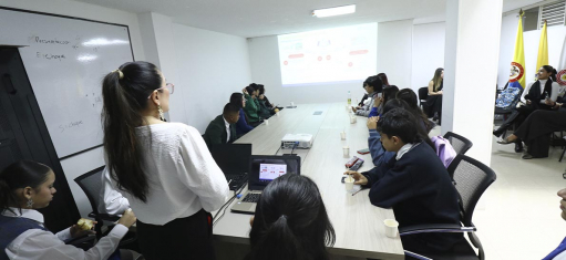 Imagen de la jornada académica con los Contralores Estudiantiles 